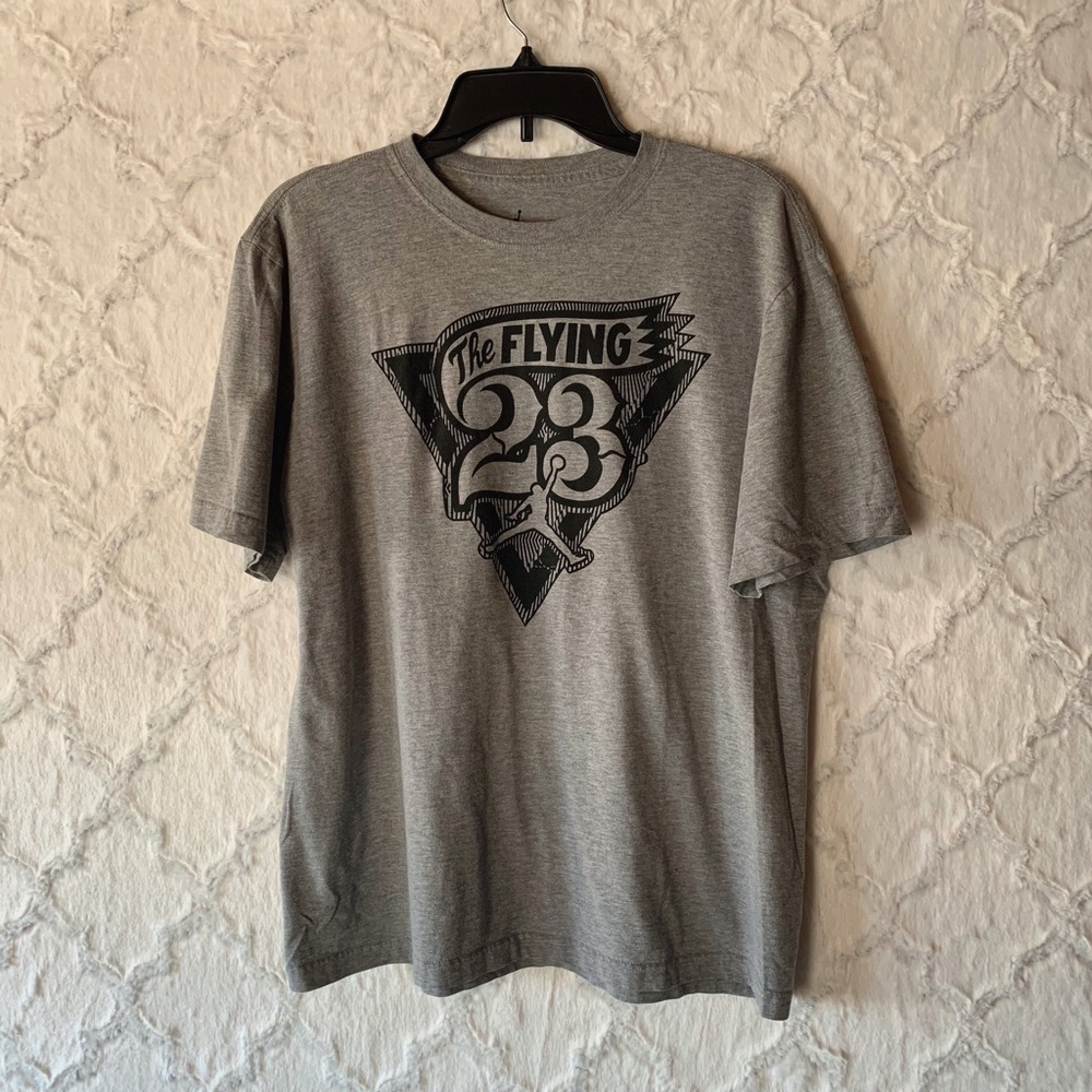 Grey Air Jordan Flying 23 Graphic Tee
